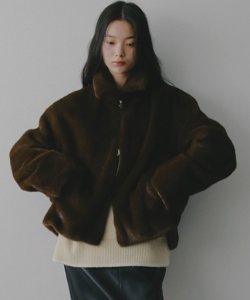 A part by（アパートバイ） コート アウター ファー2WAYジャケット