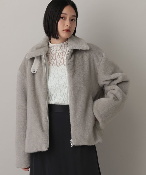 A part by（アパートバイ） コート アウター ファー2WAYジャケット