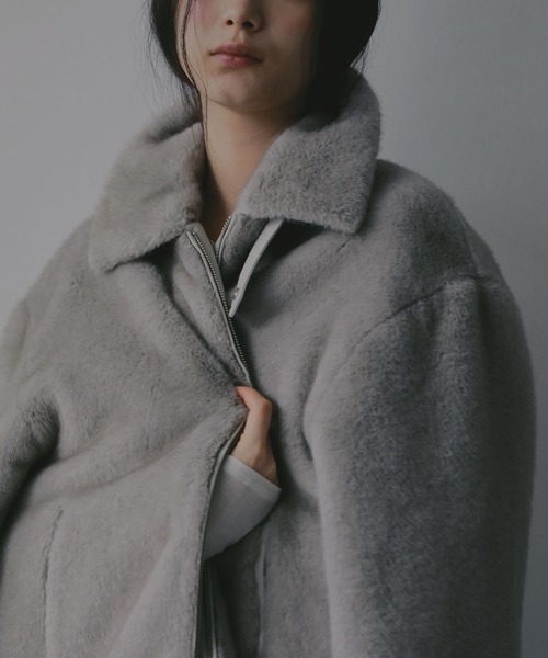 A part by（アパートバイ） コート アウター ファー2WAYジャケット