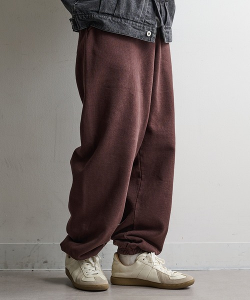 SSZ AH.H LOS ANGELES APPAREL スウェット パンツ 茶 LOS ANGELES APPAREL（ロサンゼルスアパレル） スマホショルダー