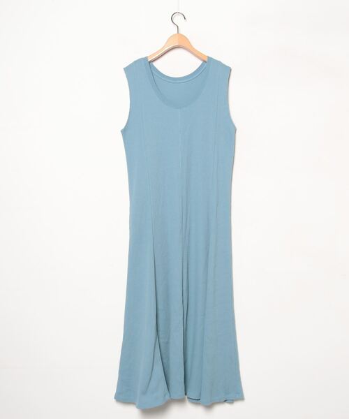 「Ungrid」 ノースリーブワンピース FREE ブルー レディース_画像2