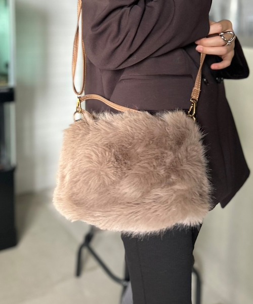 Kotoe（コトエ） ショルダーバッグ バッグ 「2WAY」 シャギーエコ