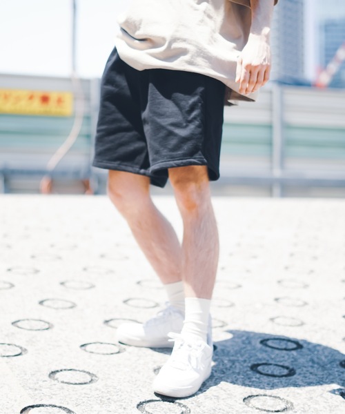 「LOS ANGELES APPAREL」 ハーフパンツ LARGE ホワイト メンズ_画像9
