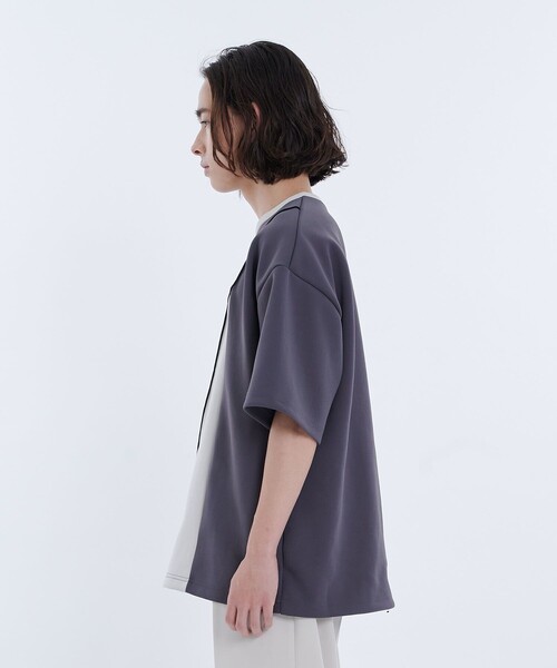 「CITY TOKYO」 半袖Tシャツ 2 オフホワイト メンズ_画像2