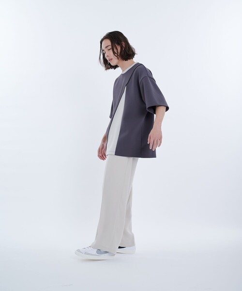 「CITY TOKYO」 半袖Tシャツ 2 オフホワイト メンズ_画像5