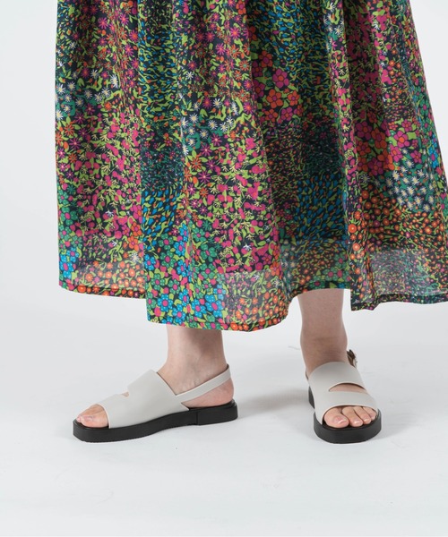 「TEMPERATE」 フラットサンダル 38 ブラック レディース_画像5