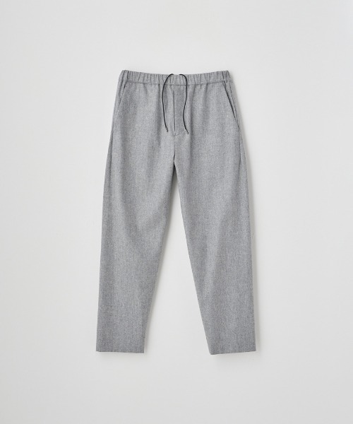 定価35,200円 SOVEREIGN ウール フランネル イージーパンツ SOVEREIGN＞フランネル ハーフギャザー イージースラックス