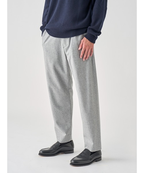 JOHN SMEDLEY（ジョンスメドレー） パンツ ウールフランネル イージー