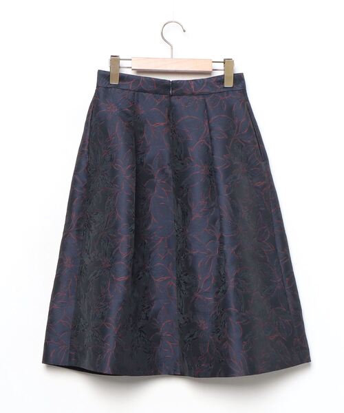 「Crespi」 フレアスカート 38 ネイビー レディース_画像2
