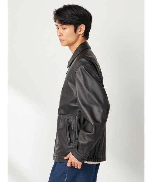 McGREGOR G-1 レザー フライト ジャケット ブルゾン ブラック L McGREGOR（マックレガー） ブルゾン アウター 「EDIT-B」レザー