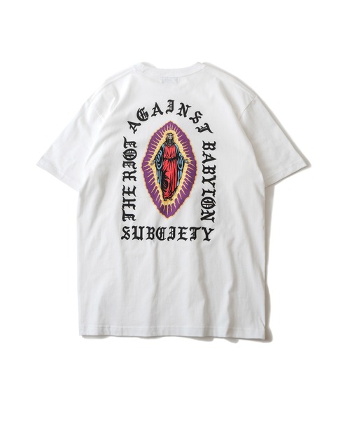 「Subciety」 半袖Tシャツ - ブラック系その他 メンズ_画像3