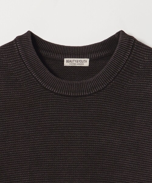 BEAUTY＆YOUTH UNITED ARROWS セーター ニット アシッドウォッシュ