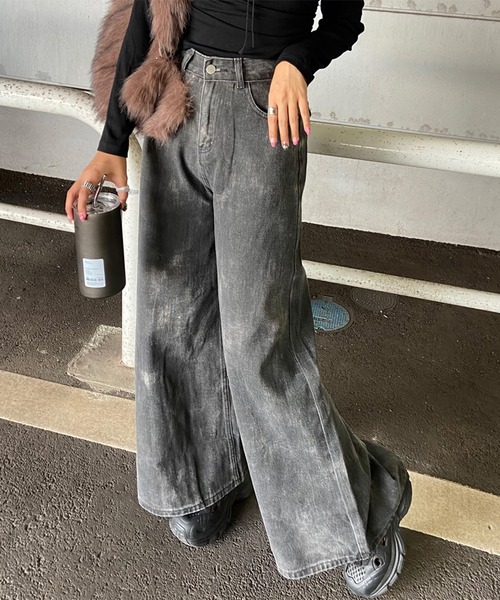 non-hedge（ノンヘッジ） ジーンズ デニム デニムパンツ ムラワイド