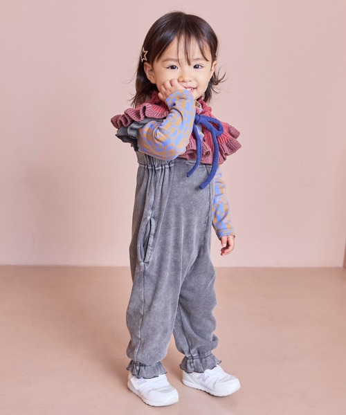 MARKEY'S（マーキーズ） パンツ リブフリルサロペット キッズ 子供服