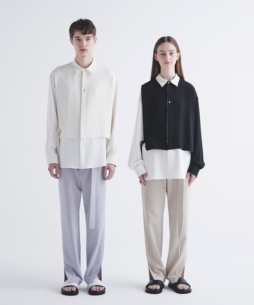 「CULLNI」 スラックス 1 ブラック メンズ_画像7