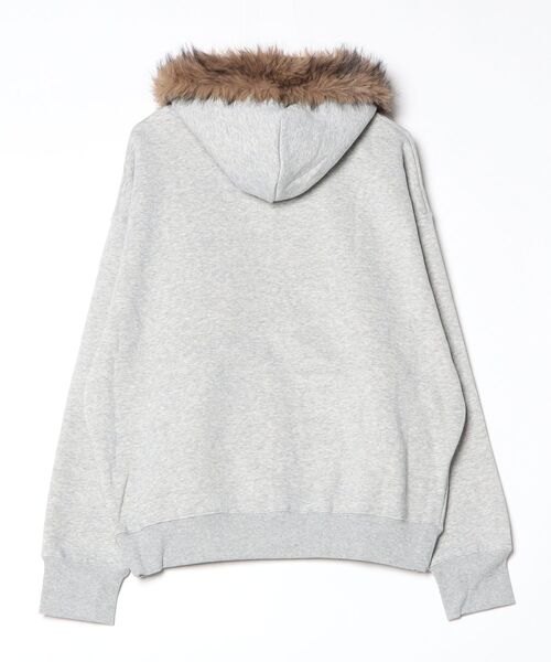 centimeter（センチメーター） パーカー Tribal logo fur zip hoodie
