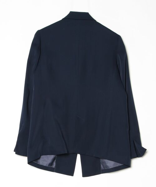 「GLOBAL WORK」 テーラードジャケット L ネイビー レディース_画像2