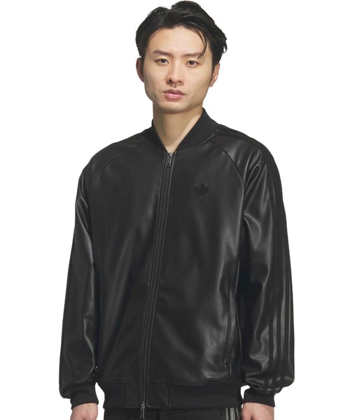 adidas（アディダス） コート ジャケット adidas SST PLEATHER TRACK