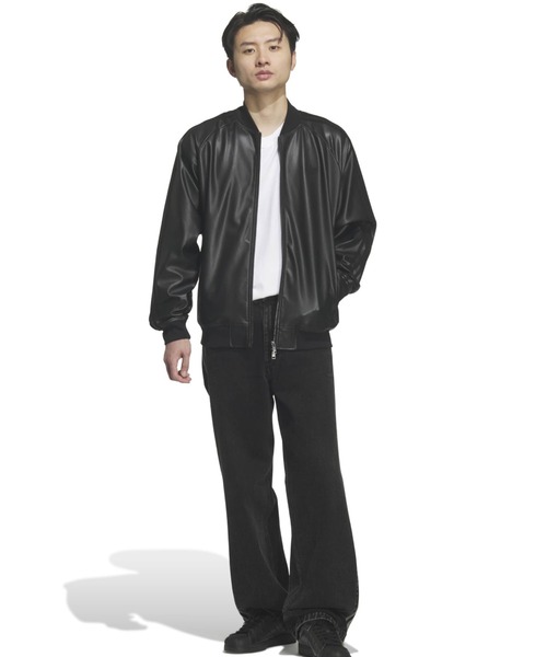 adidas（アディダス） コート ジャケット adidas SST PLEATHER TRACK