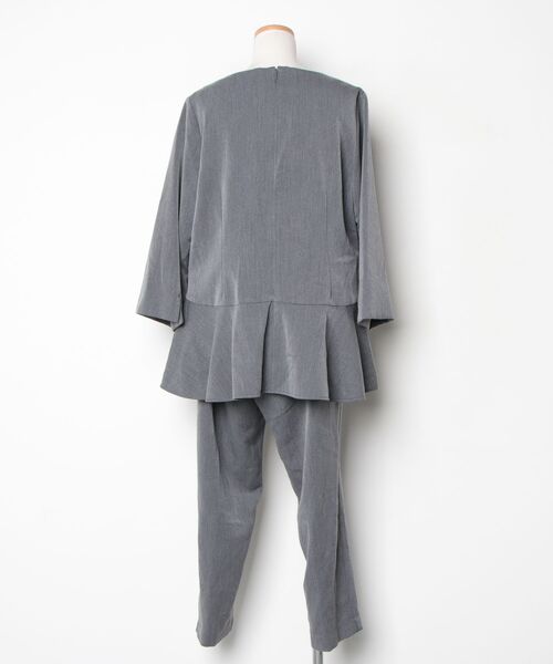 RUIRUE BOUTIQUE グレー セットアップドレス M RUIRUE BOUTIQUE（ルイルエブティック） ドレス 「オケージョン対応