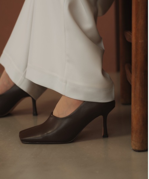 anuans（アニュアンス） スラックス パンツ ミッドウェイトツータック