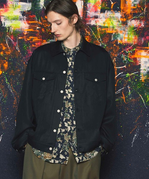 MAISON SPECIAL ブラックジャンパー 01 MAISON SPECIAL（メゾンスペシャル） ジャケット 1 ブラック メンズ