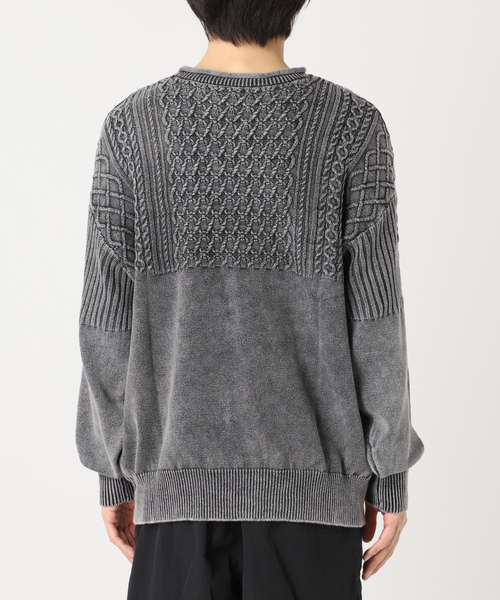 「JOURNAL STANDARD J.S HOMESTEAD」 長袖ニット MEDIUM ブラウン メンズ_画像6