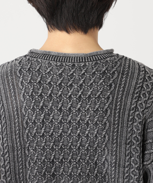 「JOURNAL STANDARD J.S HOMESTEAD」 長袖ニット MEDIUM ブラウン メンズ_画像7