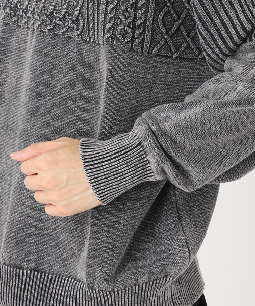 「JOURNAL STANDARD J.S HOMESTEAD」 長袖ニット MEDIUM ブラウン メンズ_画像10