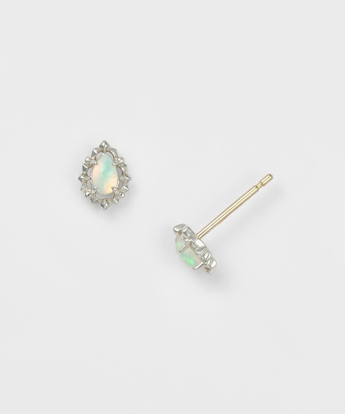 agete（アガット） ピアス シルバーオパールピアス レディース