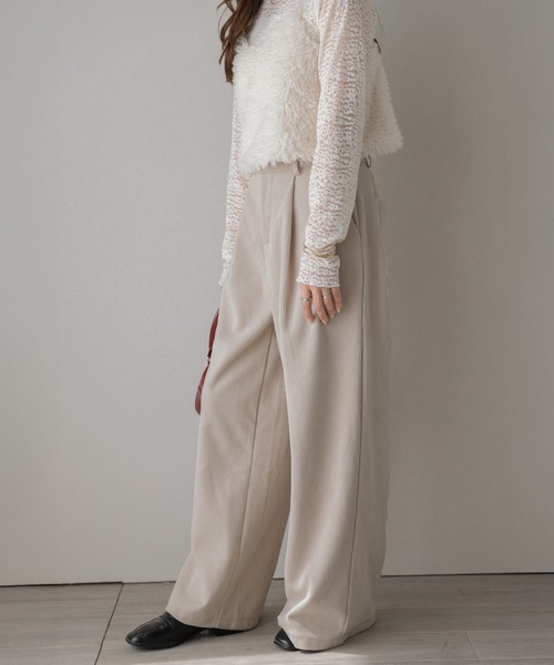 パンツ コーデュロイワイドパンツ レディース : ZOZOTOWN Yahoo!店