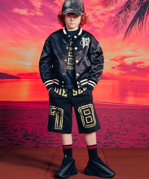 DIESEL BLACK GOLD ラムレザーショートパンツ 38（S〜M） DIESEL KIDS パンツ 入学式 DIESEL（ディーゼル）Kids ＆ Junior