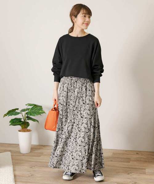 「URBAN RESEARCH Sonny Label」 フレアスカート FREE ブラック レディース_画像9