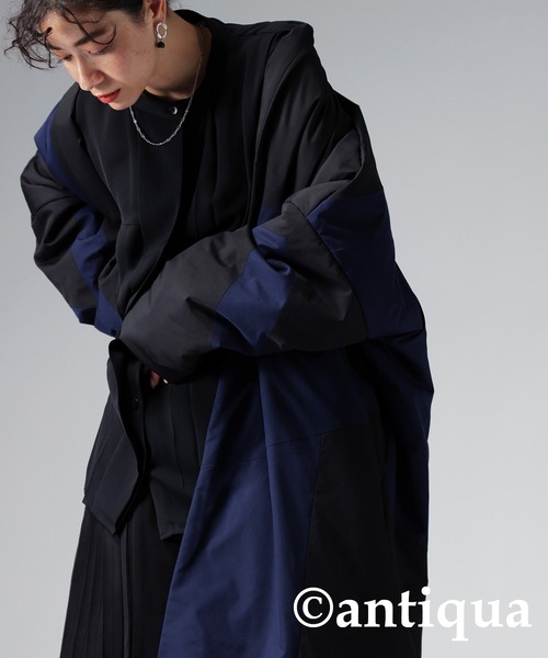antiqua（アンティカ） コート FREE ブラック系その他 レディース