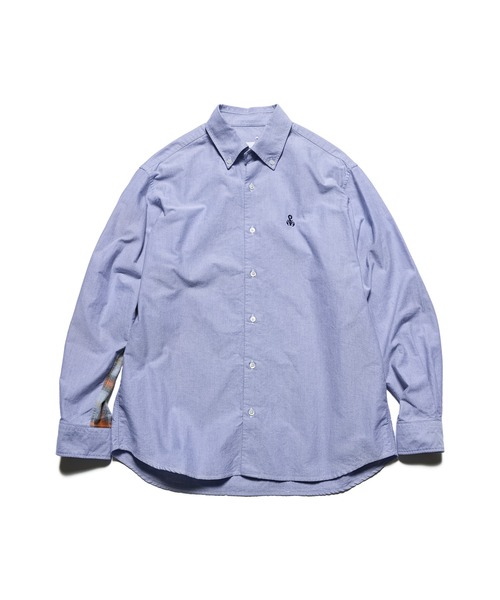 SOPHNET.（ソフネット） シャツ CHECK PANELED B.D SHIRT メンズ