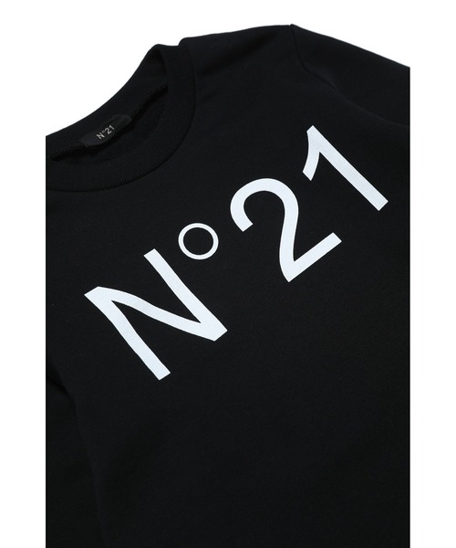 「N°21」 「KIDS」スウェットカットソー 10Y ブラック キッズ_画像3