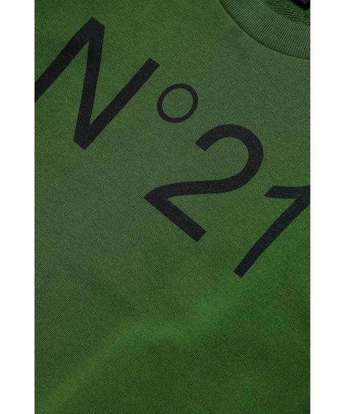 「N°21」 「KIDS」スウェットカットソー 10Y ブラック キッズ_画像6