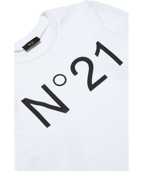 「N°21」 「KIDS」スウェットカットソー 10Y ブラック キッズ_画像7