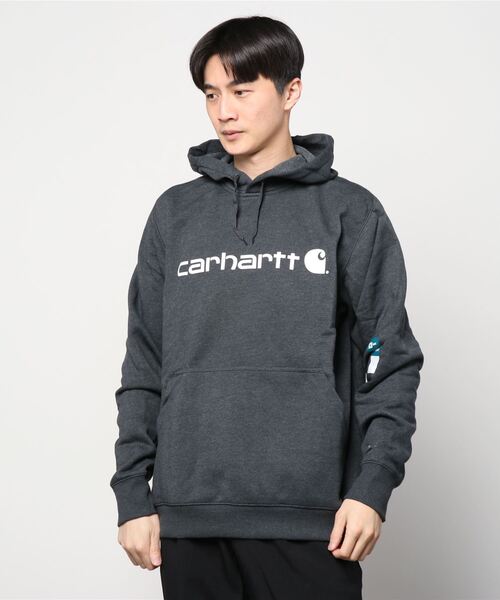 「Carhartt」 プルオーバーパーカー MEDIUM グリーン メンズ_画像4
