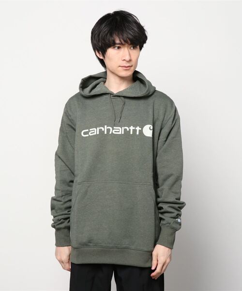 「Carhartt」 プルオーバーパーカー MEDIUM グリーン メンズ_画像6