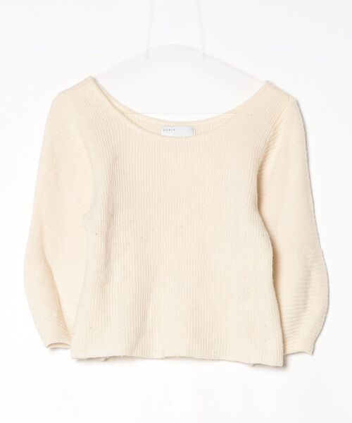 NOBLE（ノーブル） 長袖ニット FREE ベージュ レディース : ZOZOTOWN