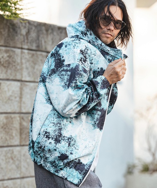CAMBIO（カンビオ） コート ジャケット mj11327- Art Graphic Hooded
