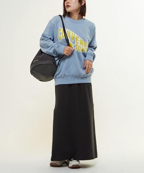 [CONVERSE TOKYO] тренировочный cut and sewn SMALL. серый женский 