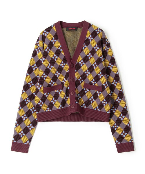 CABaN（キャバン） ニットカーディガン FREE グリーン レディース