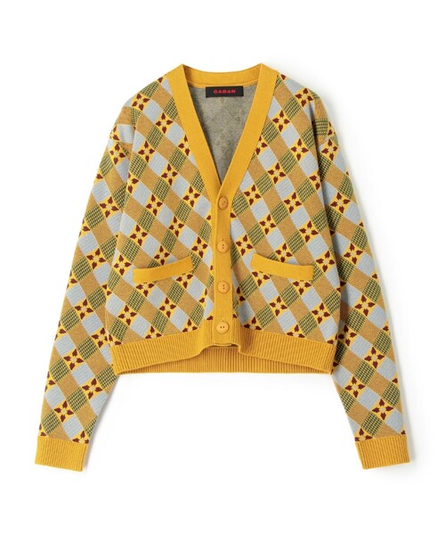 CABaN（キャバン） ニットカーディガン FREE グリーン レディース