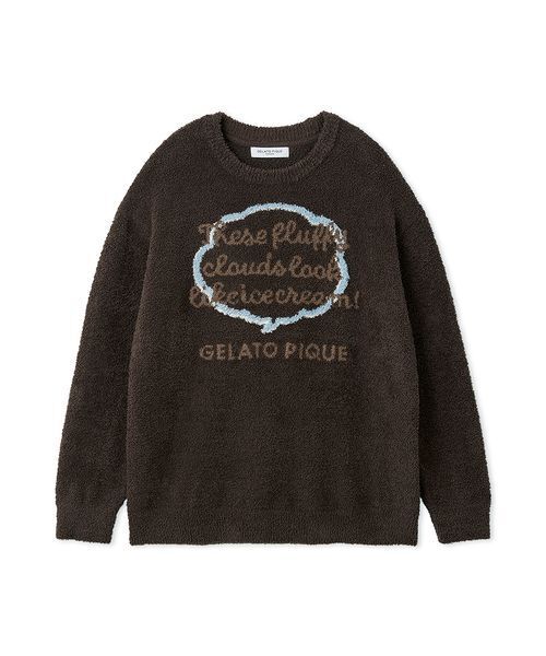 【新品】ジェラートピケ ベビモコアランボーダープルオーバー アイボリーM ジェラートピケ gelato pique ベビモコボーダープルオーバー （MNT