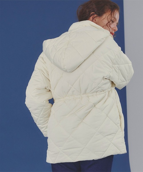 「titivate」 ダウンジャケット M アイボリー レディース_画像7