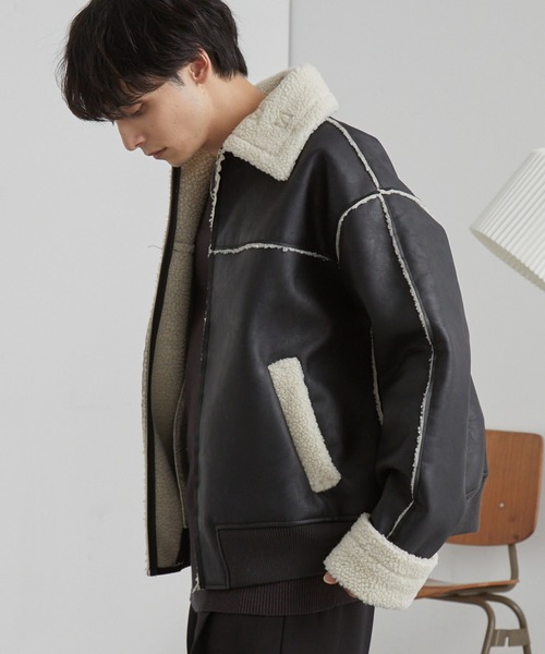 「MONO-MART」 ブルゾン L ブラック メンズ_画像2