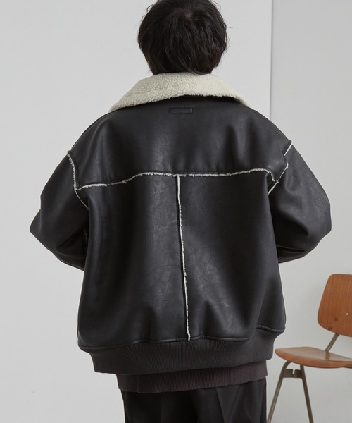 「MONO-MART」 ブルゾン L ブラック メンズ_画像3