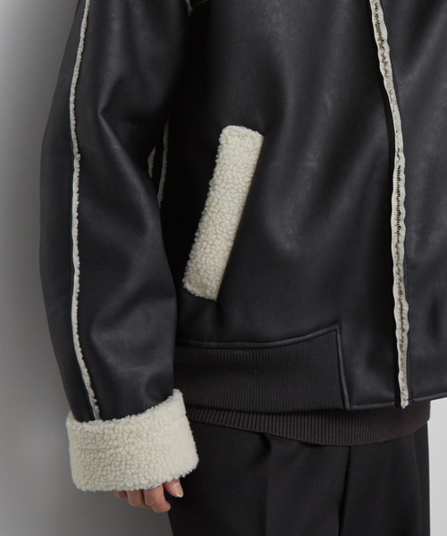 「MONO-MART」 ブルゾン L ブラック メンズ_画像4